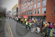 ‘We’re not here because it’s fun’: UK university staff join picket lines