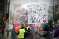 ‘We’re not here because it’s fun’: UK university staff join picket lines