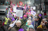 ‘We’re not here because it’s fun’: UK university staff join picket lines