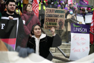 ‘We’re not here because it’s fun’: UK university staff join picket lines