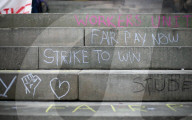 ‘We’re not here because it’s fun’: UK university staff join picket lines