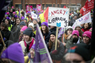 ‘We’re not here because it’s fun’: UK university staff join picket lines