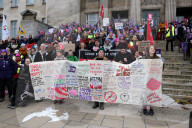 ‘We’re not here because it’s fun’: UK university staff join picket lines