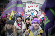 ‘We’re not here because it’s fun’: UK university staff join picket lines