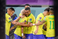 FUSSBALL-WM Katar - Brasiliens Superstar Neymar im Spiel Brasilien - Republik Korea