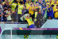 FUSSBALL-WM Katar - Brasiliens Superstar Neymar im Spiel Brasilien - Republik Korea