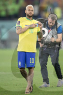 FUSSBALL-WM Katar - Brasiliens Superstar Neymar im Spiel Brasilien - Republik Korea