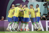FUSSBALL-WM Katar - Brasiliens Superstar Neymar im Spiel Brasilien - Republik Korea