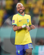 FUSSBALL-WM Katar - Brasiliens Superstar Neymar im Spiel Brasilien - Republik Korea