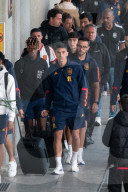 FUSSBALL-WM Katar - Spanische Nationalmannschaft trifft in Madrid ein