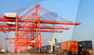 NEWS - Containerterminal im Hafen von Lianyungang in der ostchinesischen Provinz Jiangsu