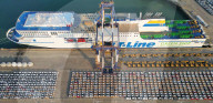 NEWS - Containerterminal im Hafen von Lianyungang in der ostchinesischen Provinz Jiangsu