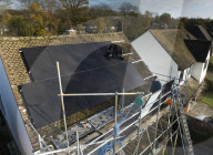 Home solar panel installation