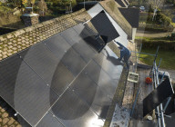 Home solar panel installation
