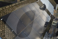 Home solar panel installation