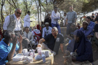 Foreign Secretary James Cleverly visits Health clinic Ethiopia