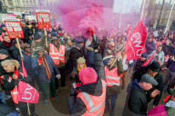 Postal Workers Strike Rally