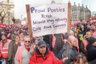 Postal Workers Strike Rally