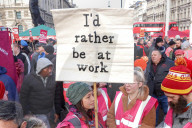 Postal Workers Strike Rally