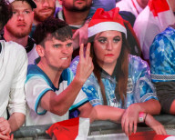 England Fans Boxpark Wembley