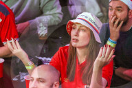 England Fans Boxpark Wembley