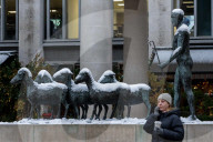 Snowy London