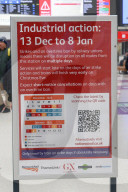 RMT National Rail Strike, London, UK