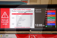 RMT National Rail Strike, London, UK