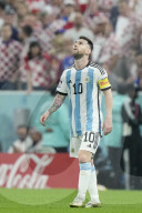 FUSSBALL-WM Katar - Lionel Messi, Star des Halbfinals ARG - CRO