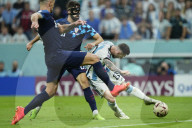 FUSSBALL-WM Katar - Lionel Messi, Star des Halbfinals ARG - CRO