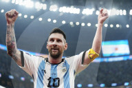 FUSSBALL-WM Katar - Lionel Messi, Star des Halbfinals ARG - CRO