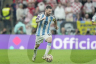 FUSSBALL-WM Katar - Lionel Messi, Star des Halbfinals ARG - CRO