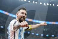 FUSSBALL-WM Katar - Lionel Messi, Star des Halbfinals ARG - CRO