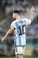 FUSSBALL-WM Katar - Lionel Messi, Star des Halbfinals ARG - CRO