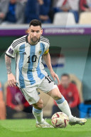 FUSSBALL-WM Katar - Lionel Messi, Star des Halbfinals ARG - CRO