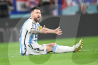 FUSSBALL-WM Katar - Lionel Messi, Star des Halbfinals ARG - CRO
