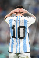 FUSSBALL-WM Katar - Lionel Messi, Star des Halbfinals ARG - CRO
