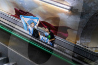 FUSSBALL-WM Katar - Buenos Aires: Fans feiern den Finaleinzug Argentiniens