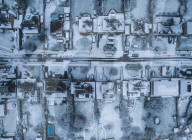 Snow falls in the south of England