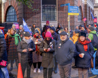 Royal College of Nursing Strike London, UK.