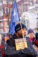 Royal College of Nursing Strike London, UK.