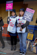 Royal College of Nursing Strike London, UK.
