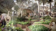 FEATURE -  Schlangenförmiges Hightech-Treibhaus soll zur Touristenattraktion in Dubai werden