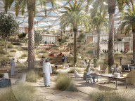 FEATURE -  Schlangenförmiges Hightech-Treibhaus soll zur Touristenattraktion in Dubai werden