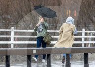 Warmer weather and Christmas shoppers in London.