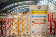 Members of the public head to the shops as RMT strike this week.