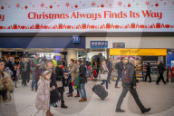 Members of the public head to the shops as RMT strike this week.