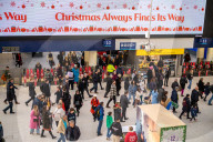 Members of the public head to the shops as RMT strike this week.