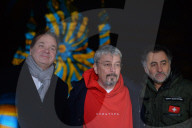 NEWS - Ukraine-Krieg: Der Schweizer Künstler Gerry Hofstetter beleuchtet an Heiligabend Gebäude in Kiew