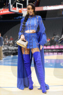 PEOPLE - Winnie Harlow beim Spiel der Washington Wizards gegen die Phoenix Suns in Washington